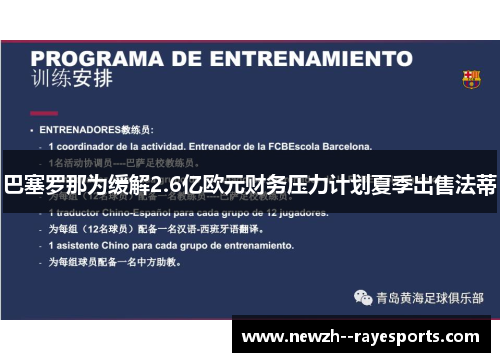 巴塞罗那为缓解2.6亿欧元财务压力计划夏季出售法蒂 巴塞罗那为缓解2.6亿欧元财务压力计划夏季出售法蒂
